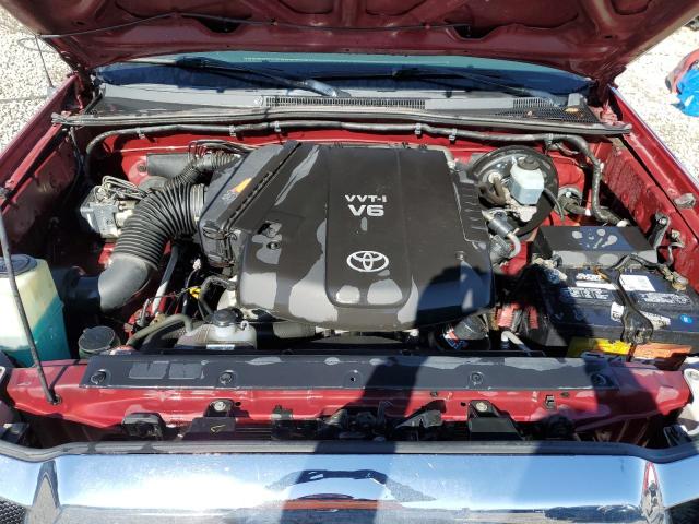 5TETU62NX5Z060095 - 2005 TOYOTA TACOMA PRERUNNER ACCESS CAB RED photo 11