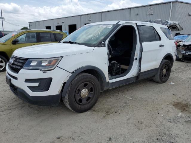 1FM5K8AR7KGA33031 - 2019 FORD EXPLORER POLICE INTERCEPTOR WHITE photo 1