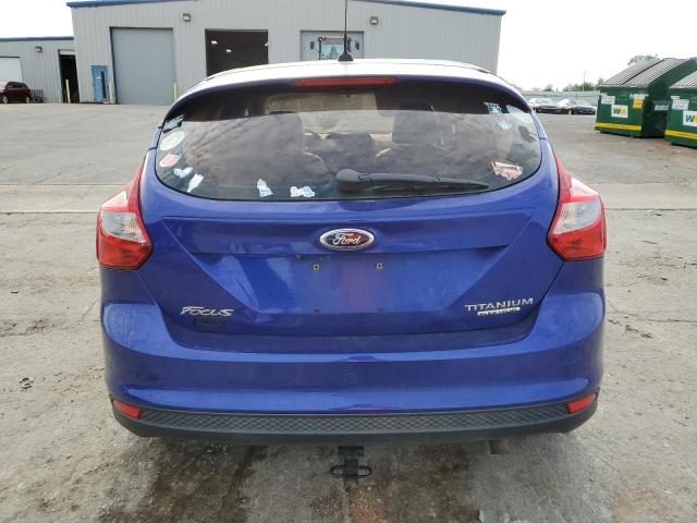 1FADP3N22EL223712 - 2014 FORD FOCUS TITANIUM BLUE photo 6