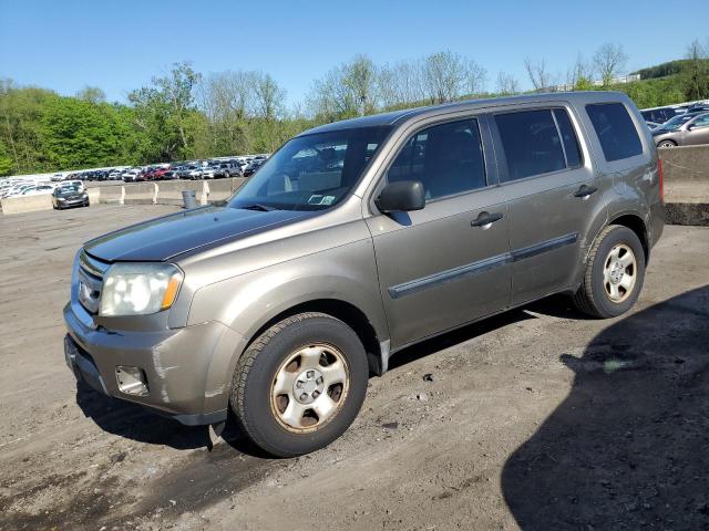 5FNYF482X9B051826 - 2006 HONDA PILOT LX BROWN photo 1