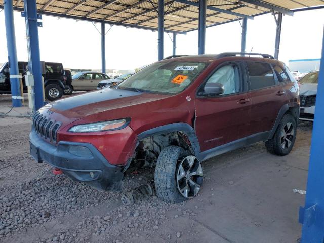 1C4PJMBS3EW273505 - 2014 JEEP CHEROKEE TRAILHAWK RED photo 1