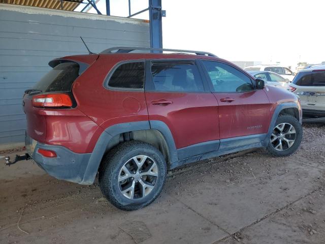 1C4PJMBS3EW273505 - 2014 JEEP CHEROKEE TRAILHAWK RED photo 3