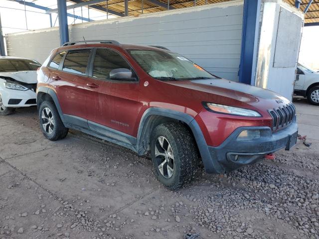 1C4PJMBS3EW273505 - 2014 JEEP CHEROKEE TRAILHAWK RED photo 4