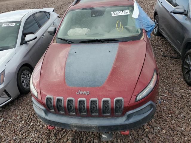 1C4PJMBS3EW273505 - 2014 JEEP CHEROKEE TRAILHAWK RED photo 5