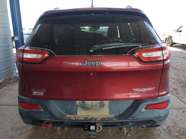 1C4PJMBS3EW273505 - 2014 JEEP CHEROKEE TRAILHAWK RED photo 6