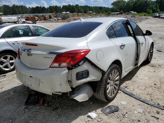 2G4GS5EK7C9148927 - 2012 BUICK REGAL PREMIUM WHITE photo 4