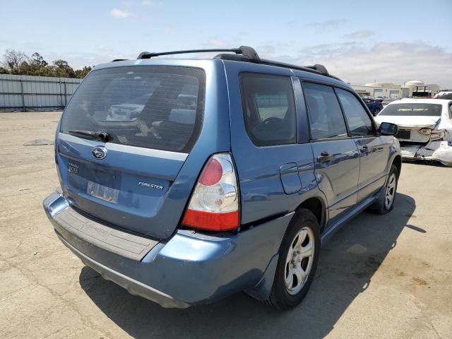 JF1SG63657H736358 - 2007 SUBARU FORESTER 2.5X BLUE photo 3