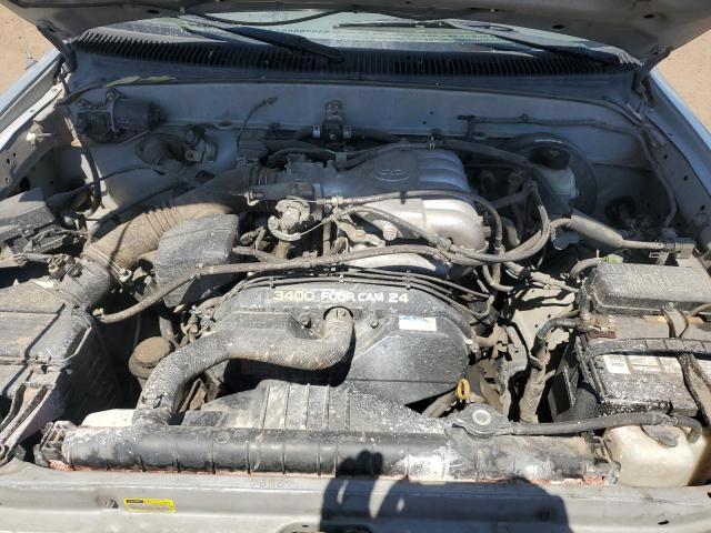 5TESN92N02Z016922 - 2002 TOYOTA TACOMA XTRACAB PRERUNNER ვერცხლისფერი ფოტო 11