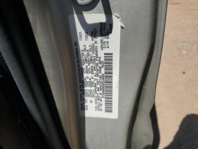 5TESN92N02Z016922 - 2002 TOYOTA TACOMA XTRACAB PRERUNNER ვერცხლისფერი ფოტო 12