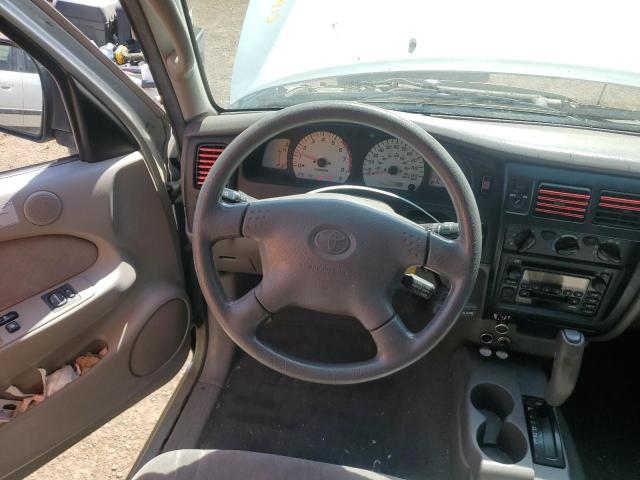 5TESN92N02Z016922 - 2002 TOYOTA TACOMA XTRACAB PRERUNNER ვერცხლისფერი ფოტო 8