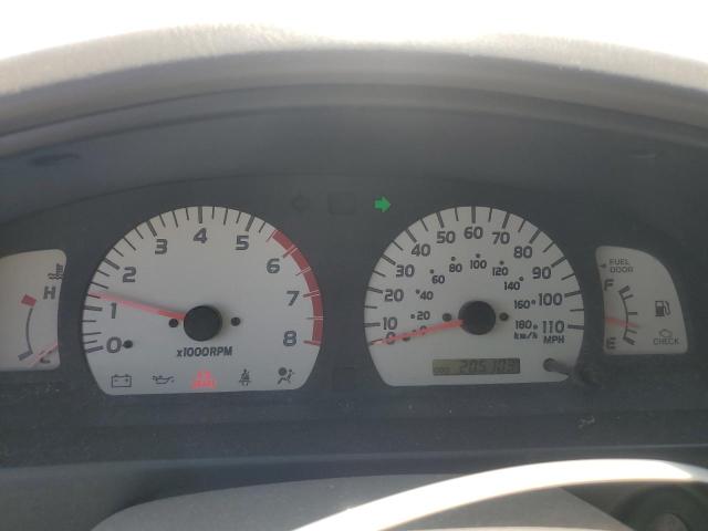 5TESN92N02Z016922 - 2002 TOYOTA TACOMA XTRACAB PRERUNNER ვერცხლისფერი ფოტო 9