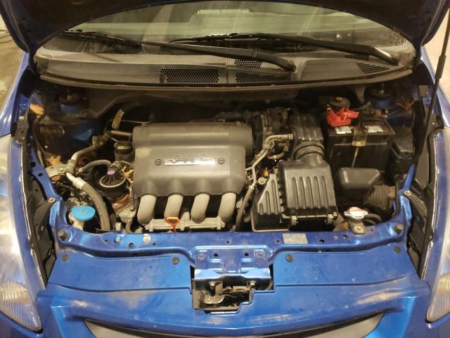 JHMGD38607S050939 - 2007 HONDA FIT S 蓝色 照片 11