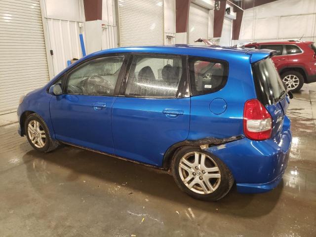 JHMGD38607S050939 - 2007 HONDA FIT S 蓝色 照片 2