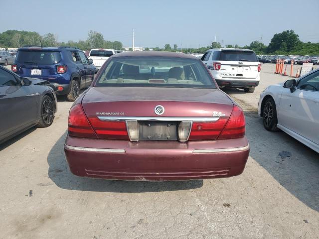 2MEFM74W24X602751 - 2004 MERCURY GRAND MARQ GS BURGUNDY photo 6