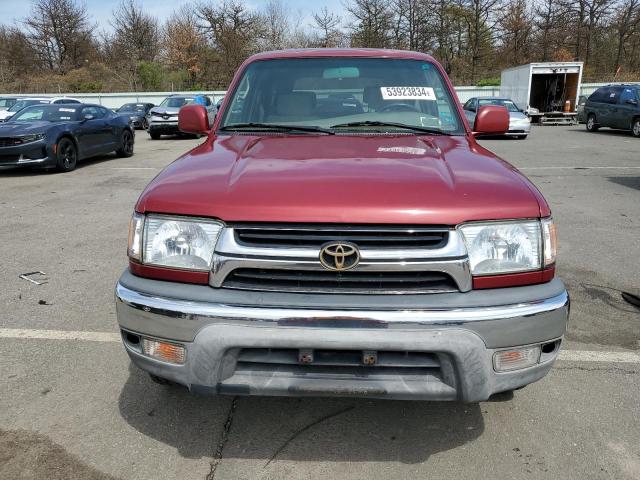 JT3GN86R220246589 - 2002 TOYOTA 4RUNNER SR5 RED photo 5