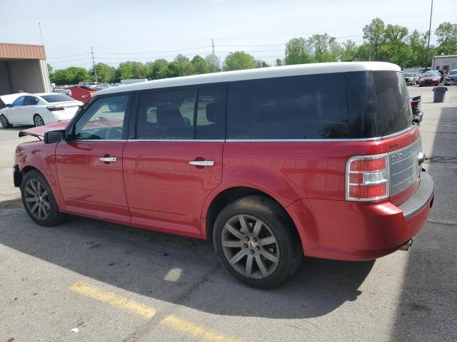 2FMHK6DC9ABA66109 - 2010 FORD FLEX LIMITED RED photo 2