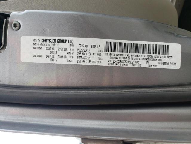 2C4RC1BG6DR732112 - 2013 CHRYSLER TOWN & COU TOURING 银色 照片 13