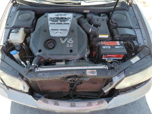 KMHFC46F27A243801 - 2007 HYUNDAI AZERA SE GRAY photo 11