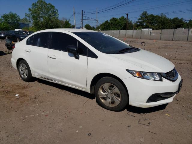 19XFB2F5XFE232253 - 2015 HONDA CIVIC LX WHITE photo 4