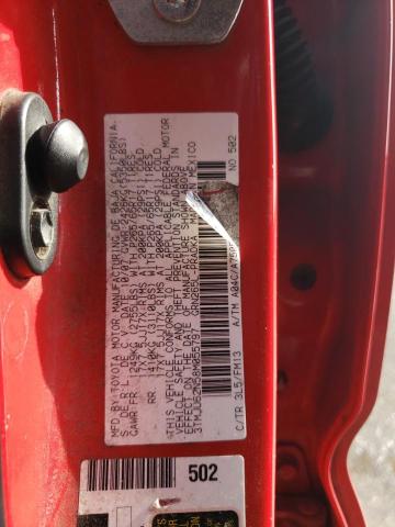 3TMJU62N58M055797 - 2008 TOYOTA TACOMA DOUBLE CAB PRERUNNER RED photo 13
