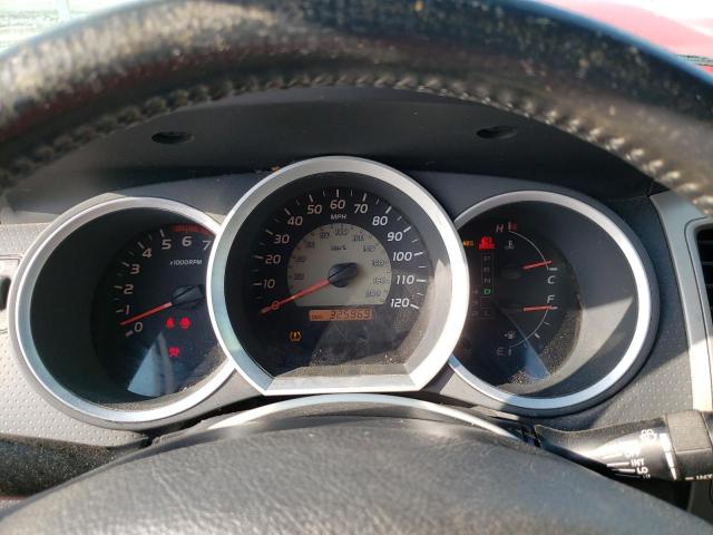 3TMJU62N58M055797 - 2008 TOYOTA TACOMA DOUBLE CAB PRERUNNER RED photo 9