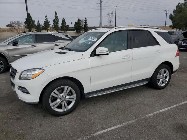 4JGDA5HB5EA343367 - 2014 MERCEDES-BENZ ML 350 4MATIC WHITE photo 1