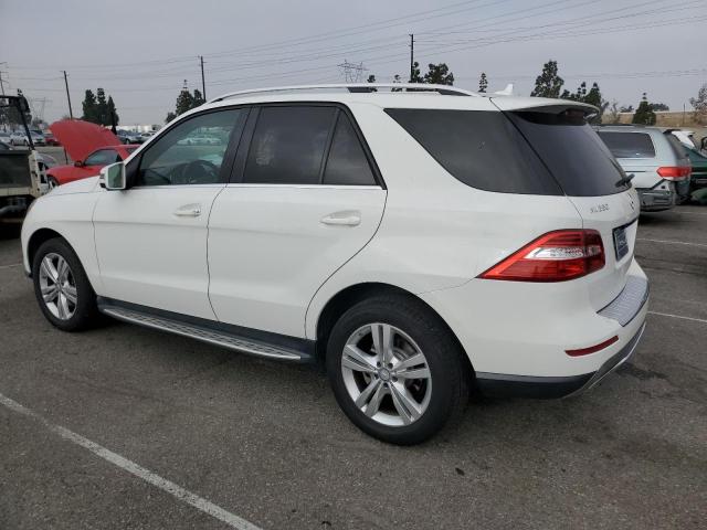4JGDA5HB5EA343367 - 2014 MERCEDES-BENZ ML 350 4MATIC WHITE photo 2