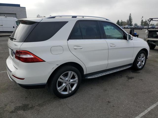 4JGDA5HB5EA343367 - 2014 MERCEDES-BENZ ML 350 4MATIC WHITE photo 3