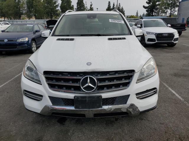 4JGDA5HB5EA343367 - 2014 MERCEDES-BENZ ML 350 4MATIC WHITE photo 5