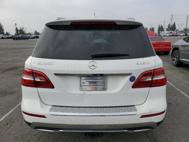 4JGDA5HB5EA343367 - 2014 MERCEDES-BENZ ML 350 4MATIC WHITE photo 6