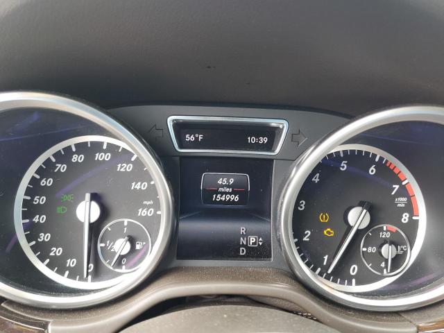 4JGDA5HB5EA343367 - 2014 MERCEDES-BENZ ML 350 4MATIC WHITE photo 9