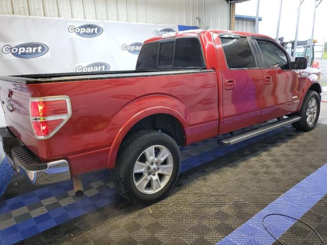 1FTFW1ET0BFA95385 - 2011 FORD F150 SUPERCREW RED photo 3