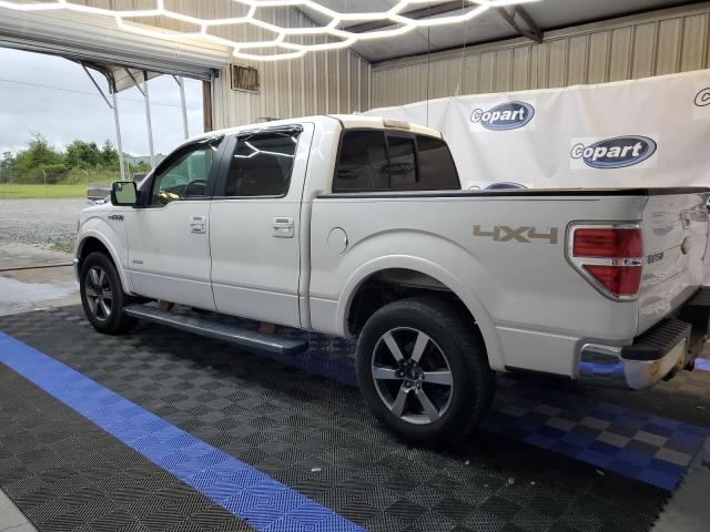 1FTFW1ET8BFC17362 - 2011 FORD F150 SUPERCREW WHITE photo 2