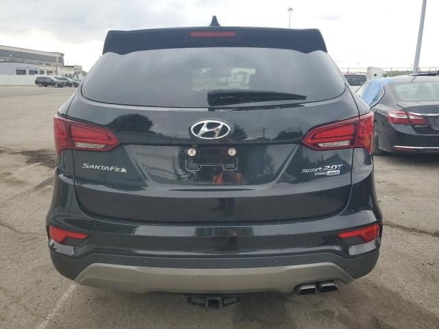 5NMZWDLA6HH052004 - 2017 HYUNDAI SANTA FE S BLACK photo 6