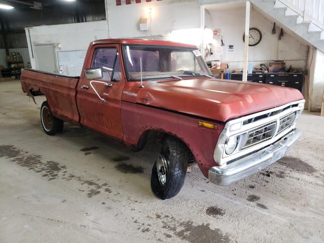 F10BLX81527 - 1977 FORD F-100 RED photo 4
