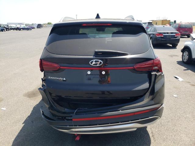 5NMS24AJ1NH456114 - 2022 HYUNDAI SANTA FE SEL Սև լուսանկար 6