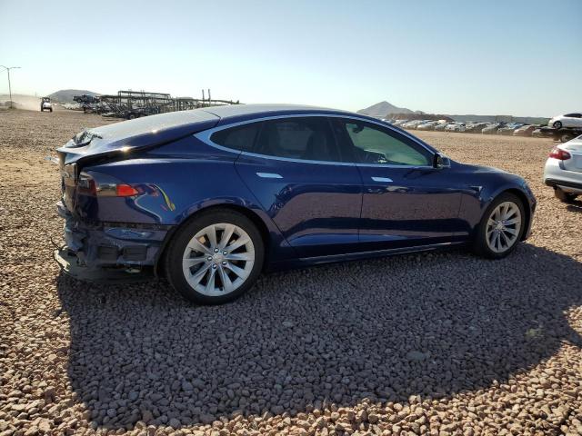5YJSA1E22JF244886 - 2018 TESLA MODEL S ლურჯი ფოტო 3
