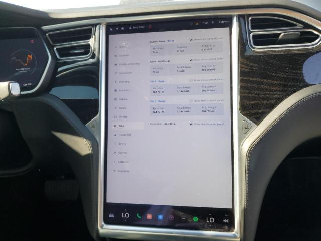 5YJSA1E22JF244886 - 2018 TESLA MODEL S ლურჯი ფოტო 9