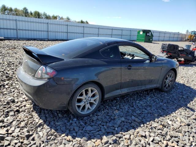 KMHHN66F48U268505 - 2008 HYUNDAI TIBURON GT BLACK photo 3