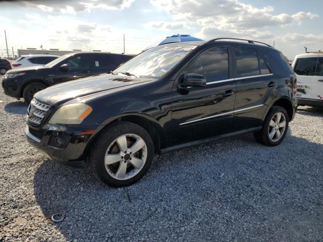 4JGBB8GB9BA738509 - 2011 MERCEDES-BENZ ML 350 4MATIC BLACK photo 1