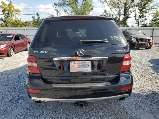 4JGBB8GB9BA738509 - 2011 MERCEDES-BENZ ML 350 4MATIC BLACK photo 6