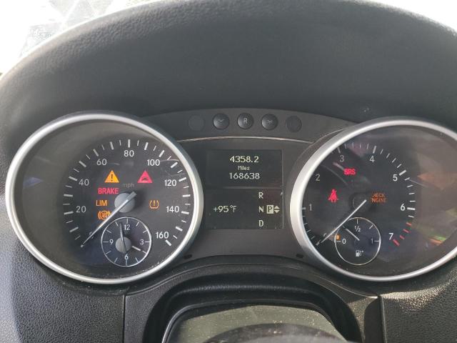 4JGBB8GB9BA738509 - 2011 MERCEDES-BENZ ML 350 4MATIC BLACK photo 9