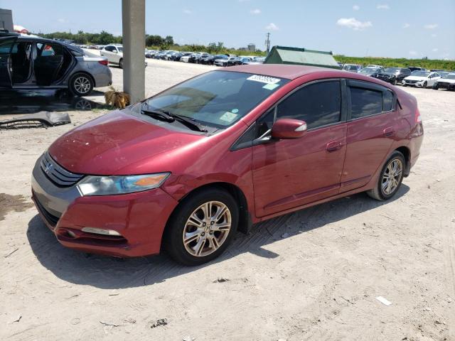 JHMZE2H77AS013564 - 2010 HONDA INSIGHT EX RED photo 1