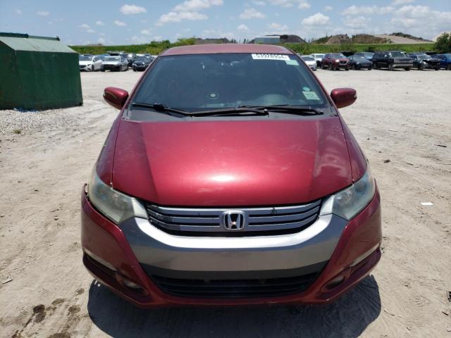 JHMZE2H77AS013564 - 2010 HONDA INSIGHT EX RED photo 5