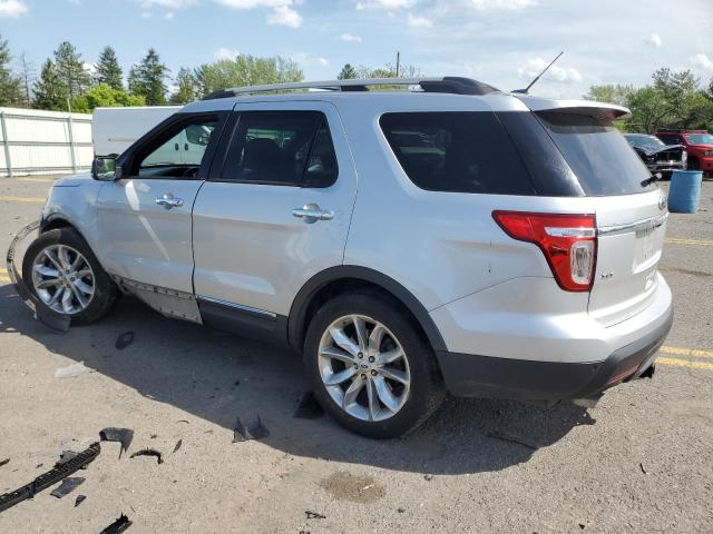 1FM5K8D86DGC88985 - 2013 FORD EXPLORER XLT SILVER photo 2