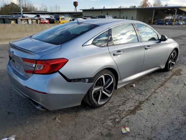 1HGCV1F3XKA156633 - 2019 HONDA ACCORD SPORT SILVER photo 3