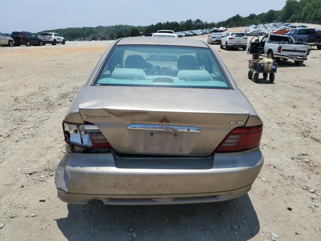 4A3AA46G7YE080485 - 2000 MITSUBISHI GALANT ES GOLD photo 6