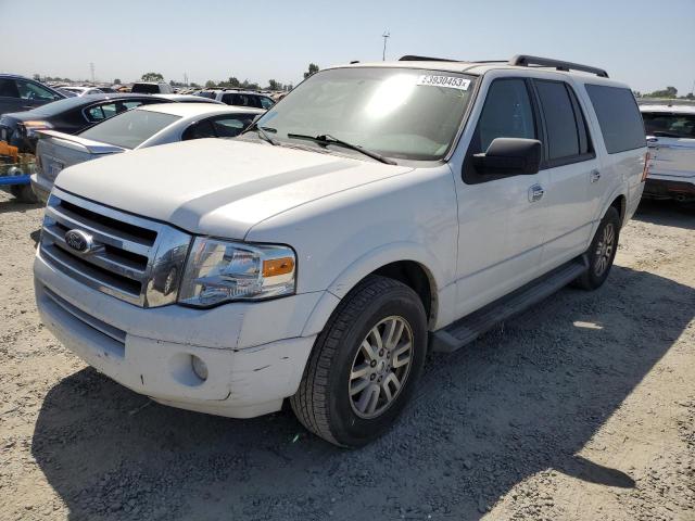 1FMJK1H56CEF57051 - 2012 FORD EXPEDITION EL XLT WHITE photo 1