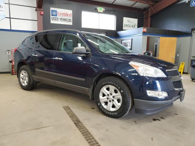 1GNKVFED2CJ163215 - 2012 CHEVROLET TRAVERSE LS BLUE photo 4