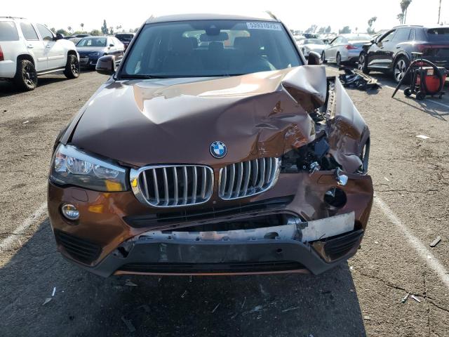 5UXWZ7C50H0U46806 - 2017 BMW X3 SDRIVE28I BROWN photo 5